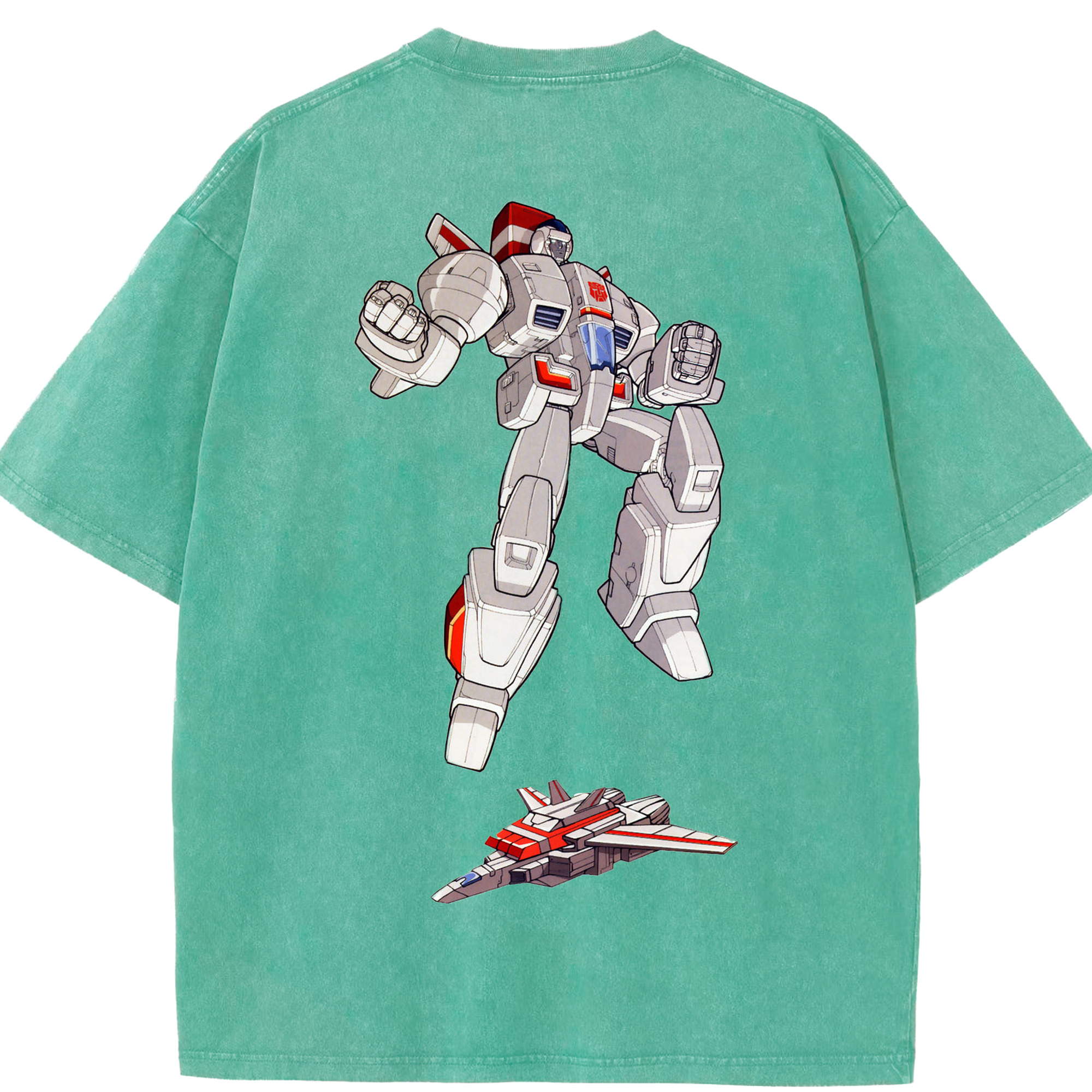 （画像用）  綿100% ヴィンテージ風 半袖Tシャツ（背面プリント）
